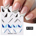 Nail Art Decals for Glam Nails