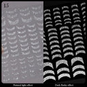 Nail Art Decals for Glam Nails