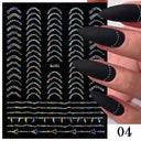 Nail Art Decals for Glam Nails