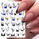 Nail Art Decals for Glam Nails