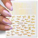 Nail Art Decals for Glam Nails