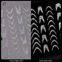 Nail Art Decals for Glam Nails