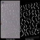 Nail Art Decals for Glam Nails