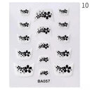 Nail Art Decals for Glam Nails