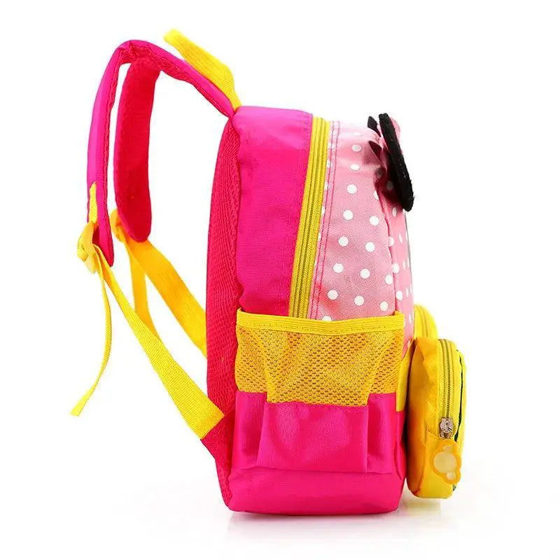Disney Mickey Minnie School Backpack For Boys And Girls