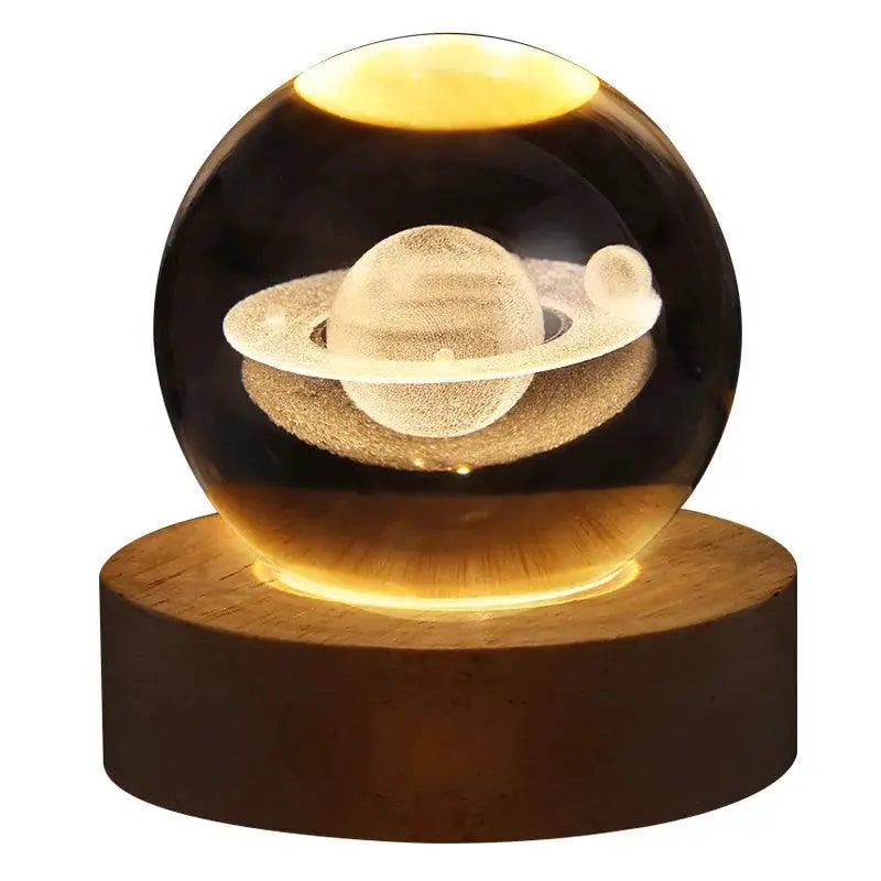 Night Light 3D Nebula Projection Enchanting Crystal Ball