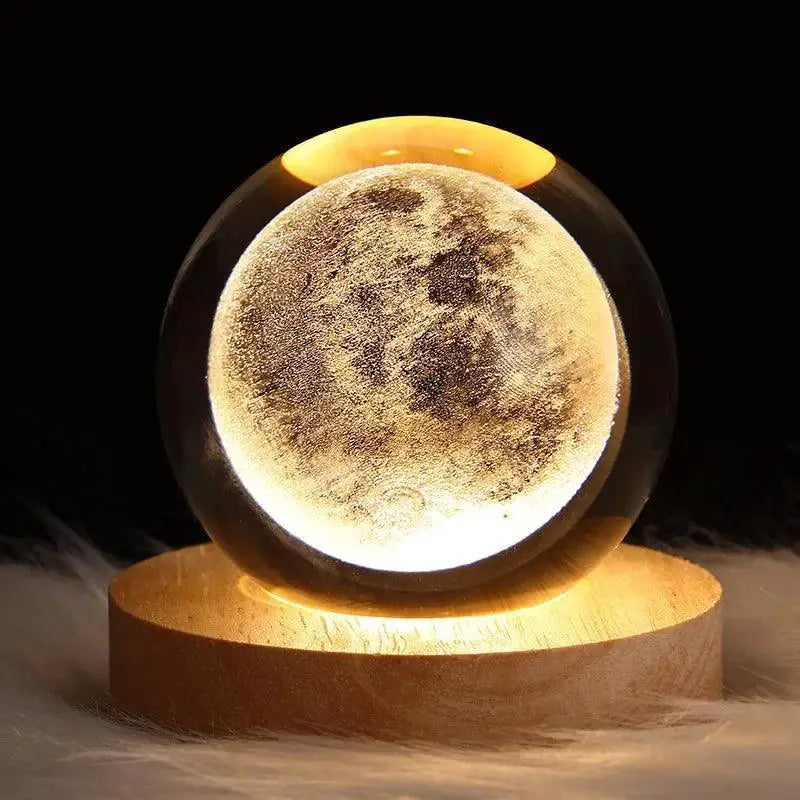 Night Light 3D Nebula Projection Enchanting Crystal Ball