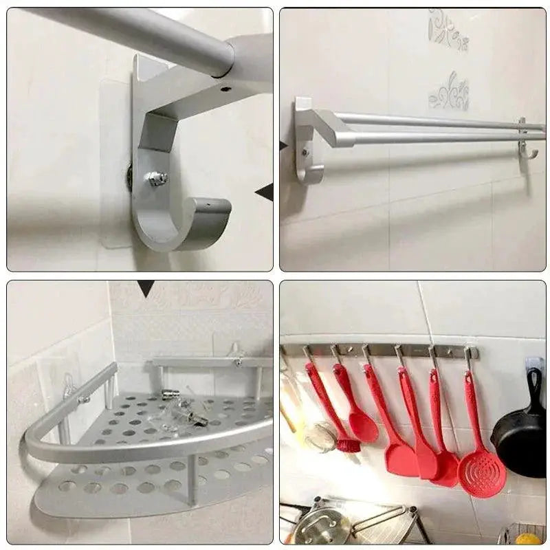 Adhesive Wall Hooks Versatile Storage Solution For Home