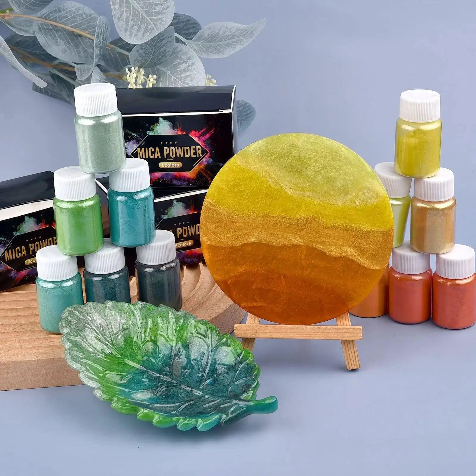 Pearl Powder Pigment Set For Sparkling Craft Projects