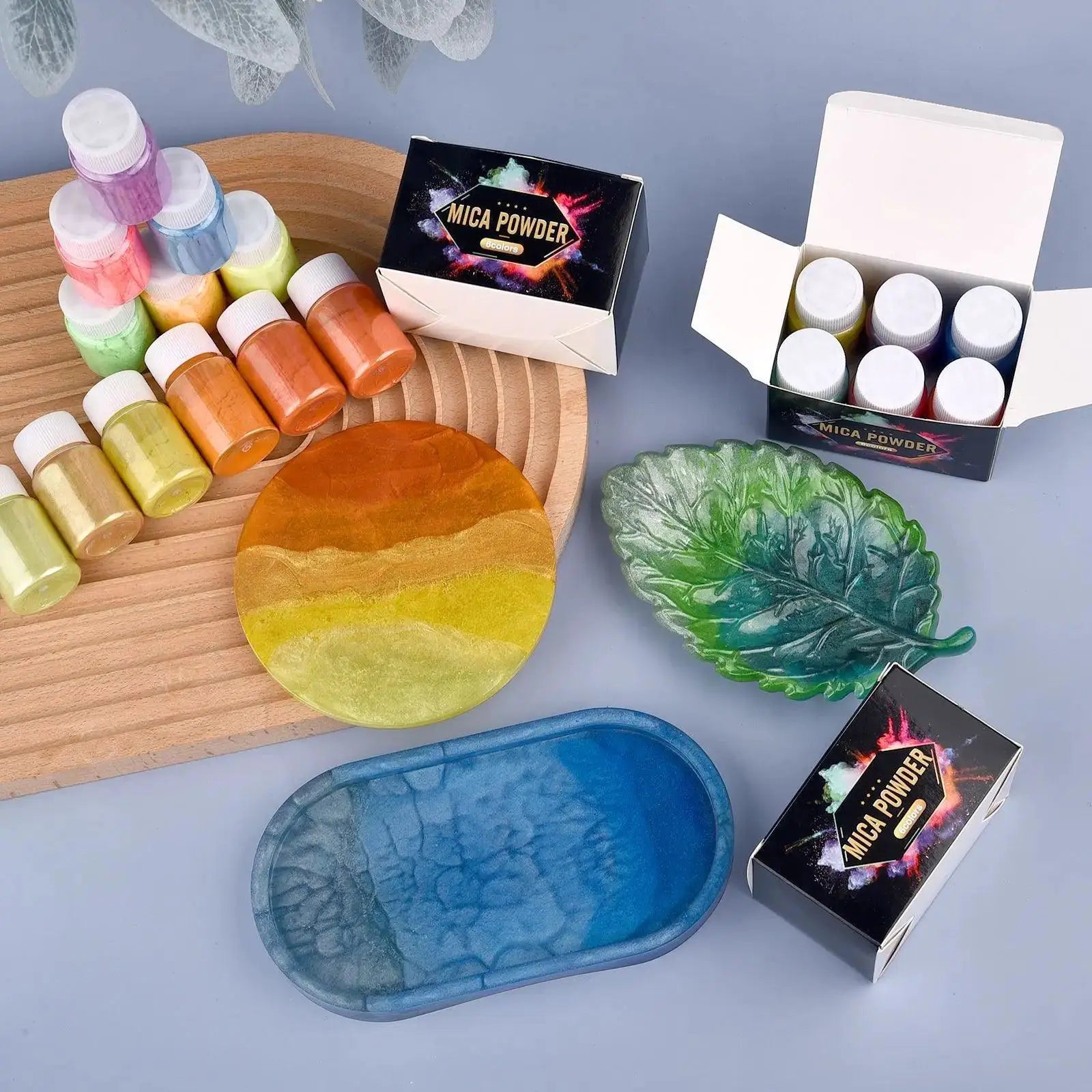 Pearl Powder Pigment Set For Sparkling Craft Projects