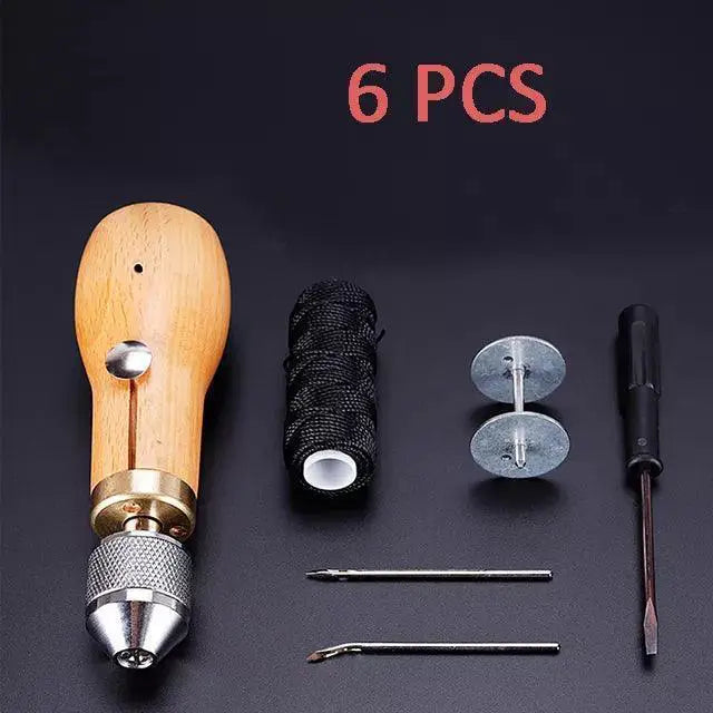 Leather Awl Set Leatherworking Tools For Beginners And Pros