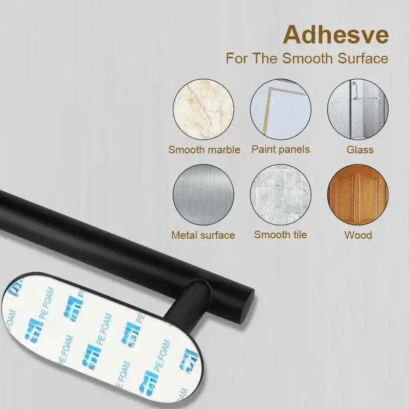 Stainless Steel Adhesive Paper Towel Holder Space Saving