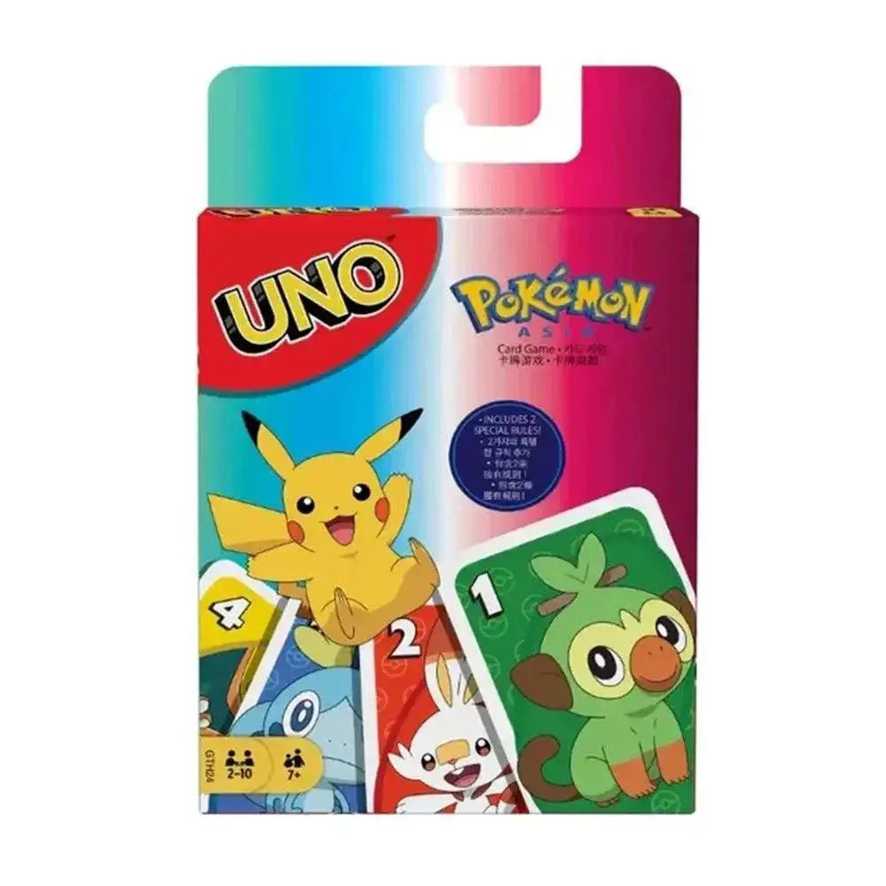 Pokemon Uno Flip Card Game Pikachu Edition For Family Fun