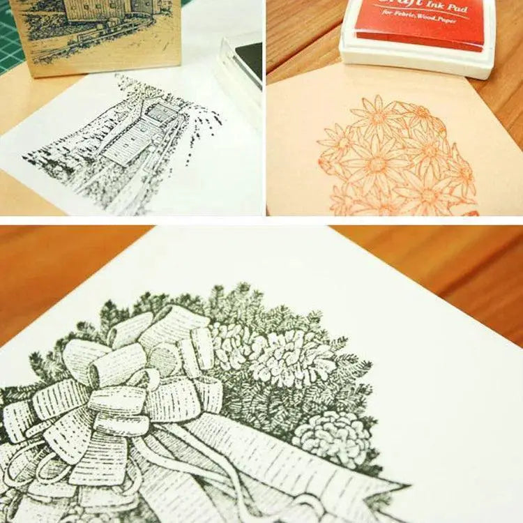 Crafty Ink Pad DIY Stamp Tools For Stationery Scrapbooking