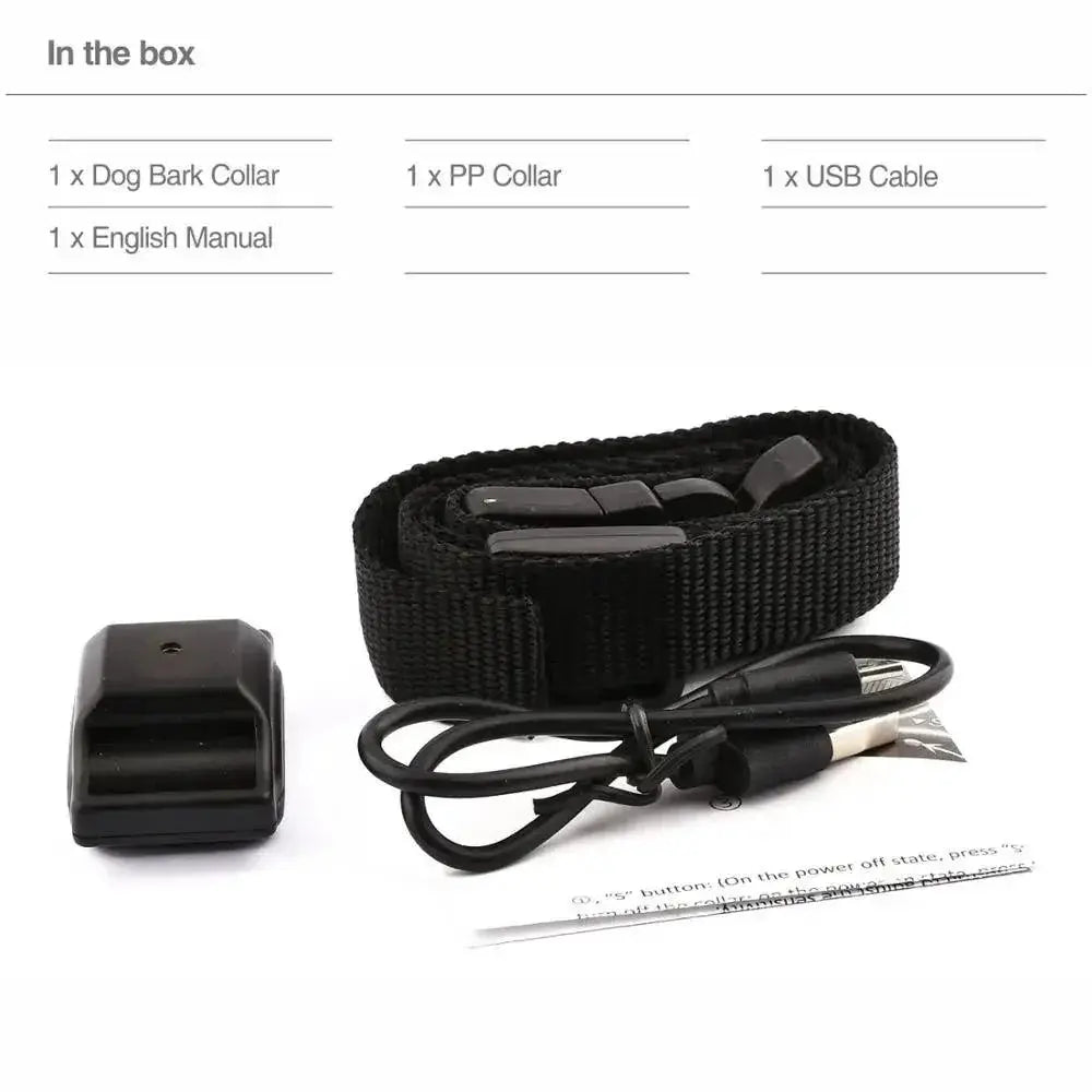 Dog Bark Control Collar Humane Training Solution For Dogs