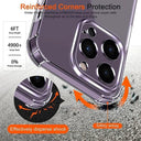 Shockproof Clear Silicone Phone Case With Lens Protection