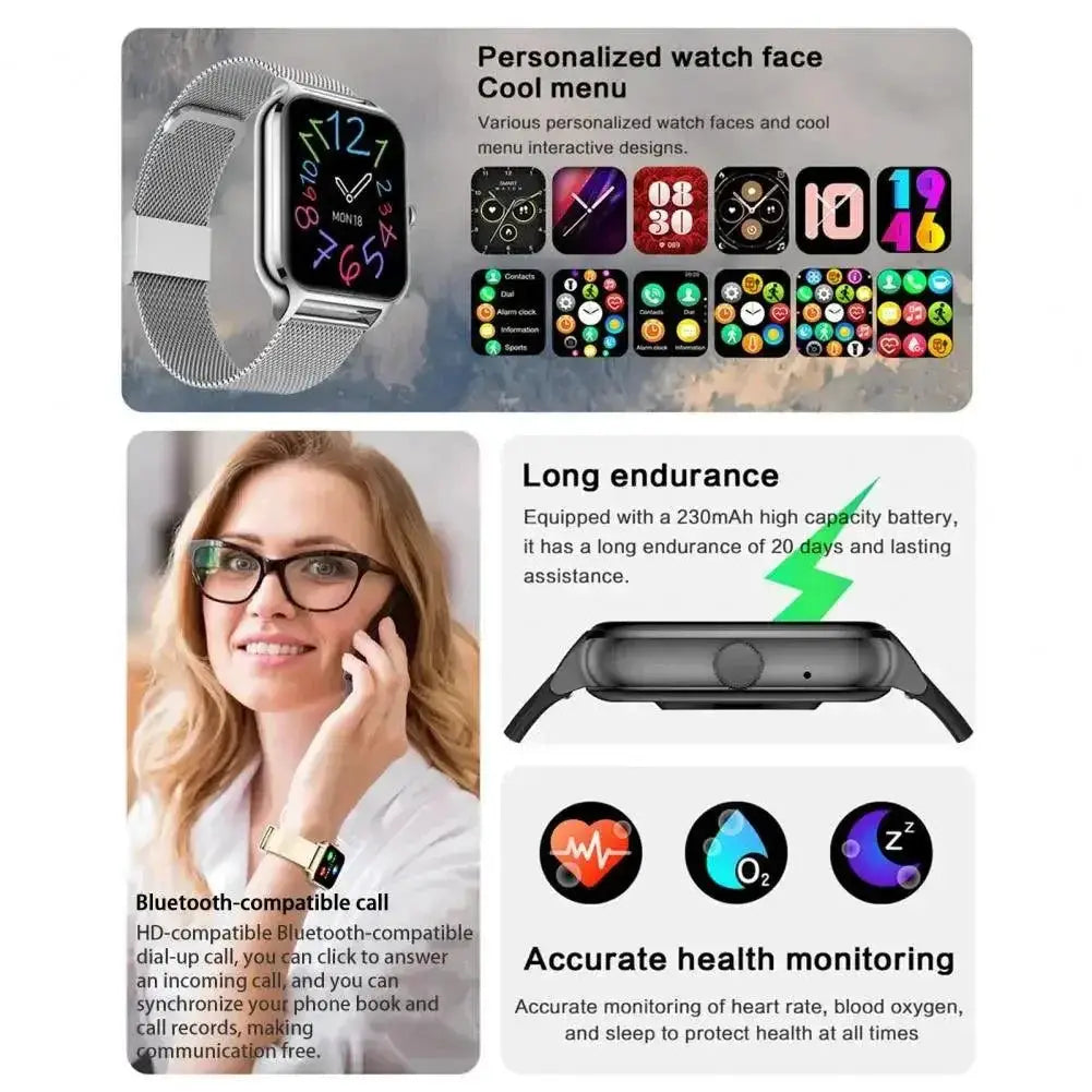 Premium Fitness Tracker Smartwatch Elevate Your Health Style