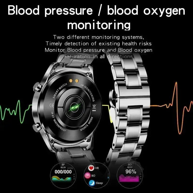 LIGE Health Tracker Smartwatch With Bluetooth Call Feature