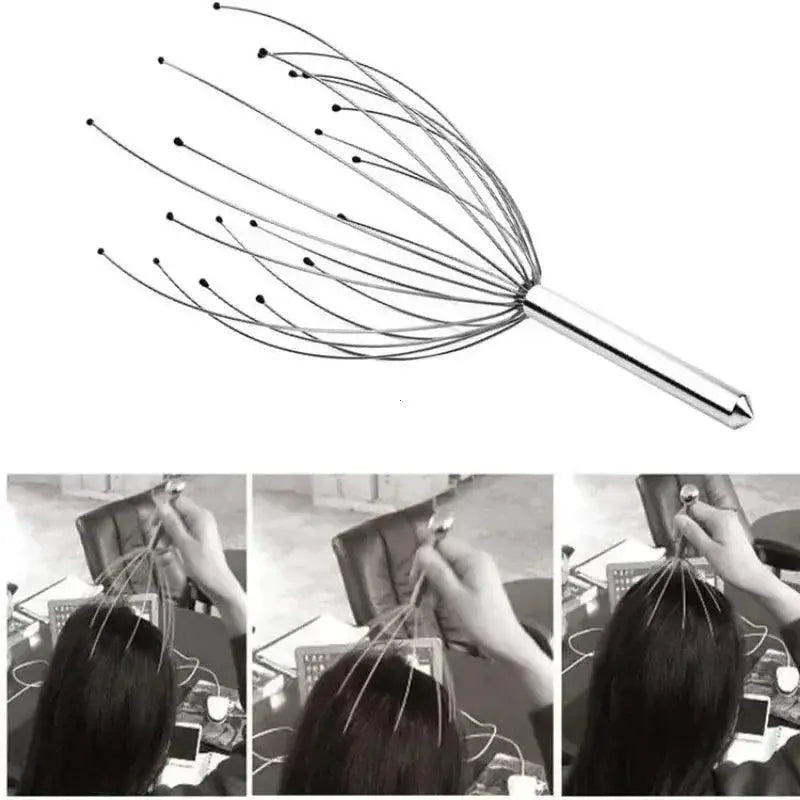 Deep Relaxation Scalp Massager For Stress Relief Therapy