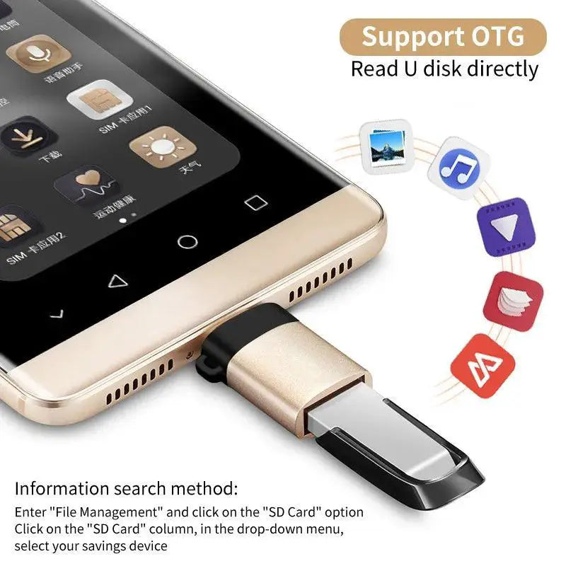 Type C OTG Charger Adapter Seamless Connectivity Solution