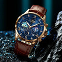 LIGE Chronograph Watch for Men Durable