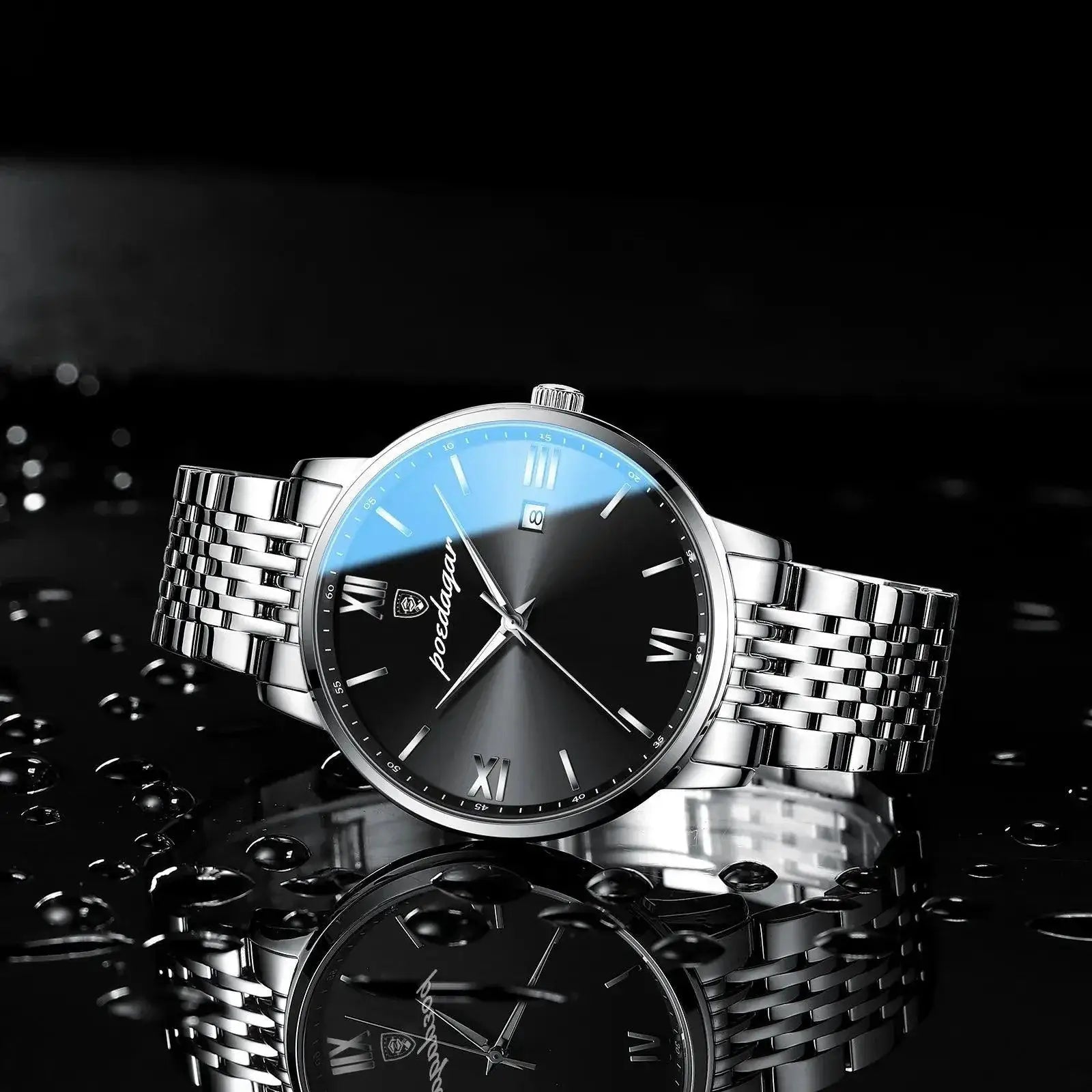 Luxurious Mens Quartz Watch Waterproof Timepiece Elite