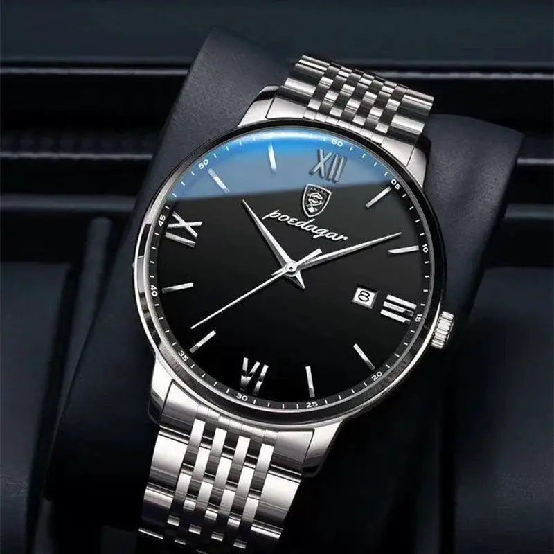 Luxurious Mens Quartz Watch Waterproof Timepiece Elite