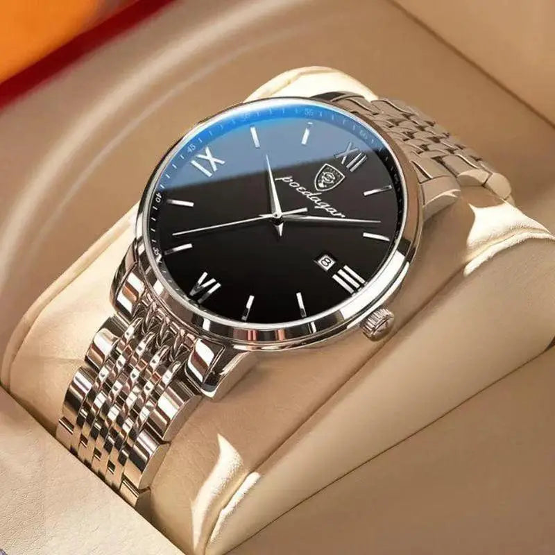 Luxurious Mens Quartz Watch Waterproof Timepiece Elite