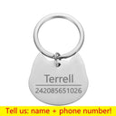 Engraved Pet ID Tag for Cats and Dogs