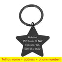 Engraved Pet ID Tag for Cats and Dogs
