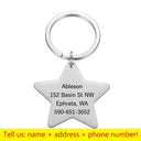 Engraved Pet ID Tag for Cats and Dogs