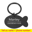 Engraved Pet ID Tag for Cats and Dogs
