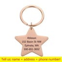 Engraved Pet ID Tag for Cats and Dogs
