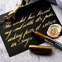 Smooth Glide Metallic Markers for Crafts