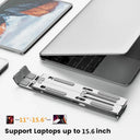 Ergonomic Aluminum Laptop Stand With Adjustable Cooling