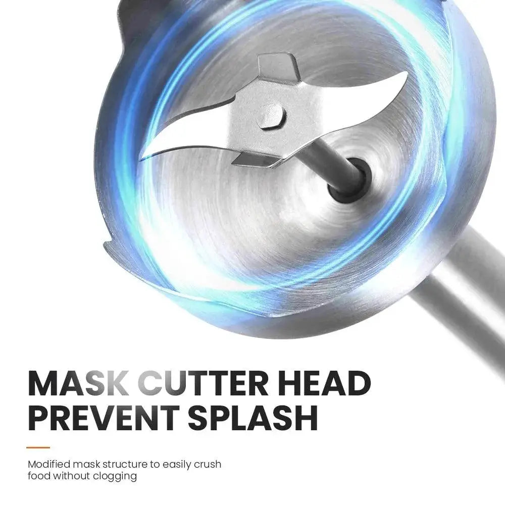 MIUI Hand Immersion Blender 1000W 4-In-1 Kitchen Tool