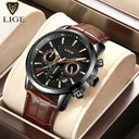 LIGE Chronograph Watch for Men Precision