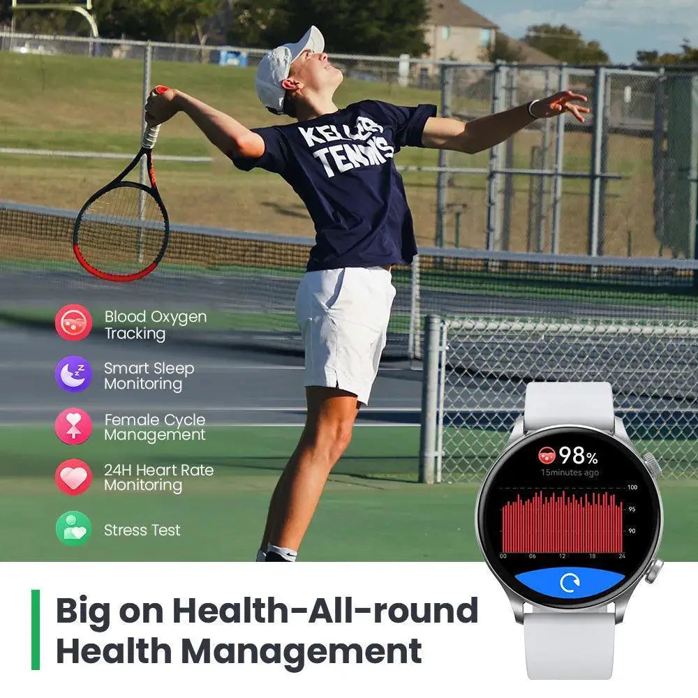 Solar Plus RT3 Smartwatch Ultimate Fitness Health Tracker