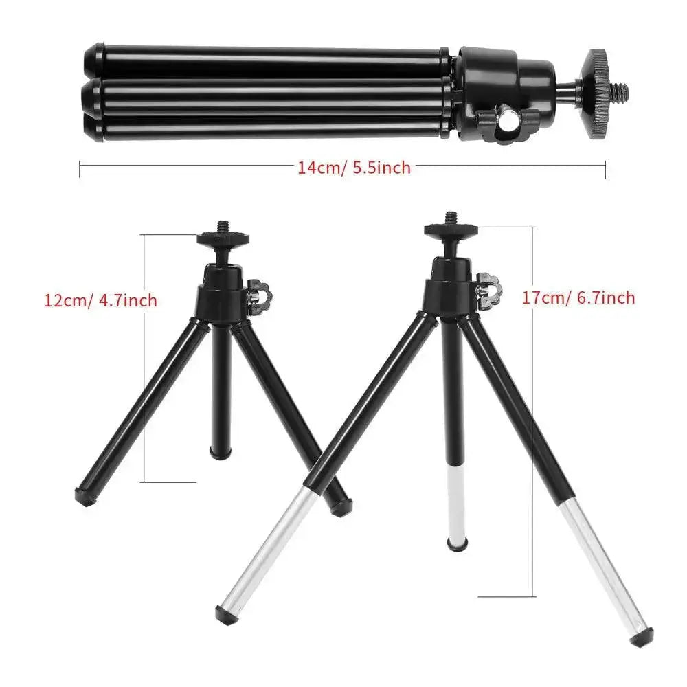 Versatile Mini LED Ring Light Kit for Video Creators