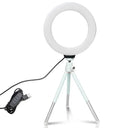 Versatile Mini LED Ring Light Kit for Video Creators