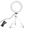 Versatile Mini LED Ring Light Kit for Video Creators