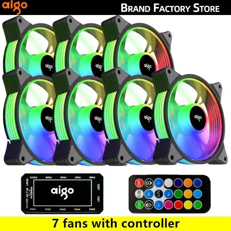 Aigo RGB PC Fan Vibrant Lighting Efficient Cooling — product view 10