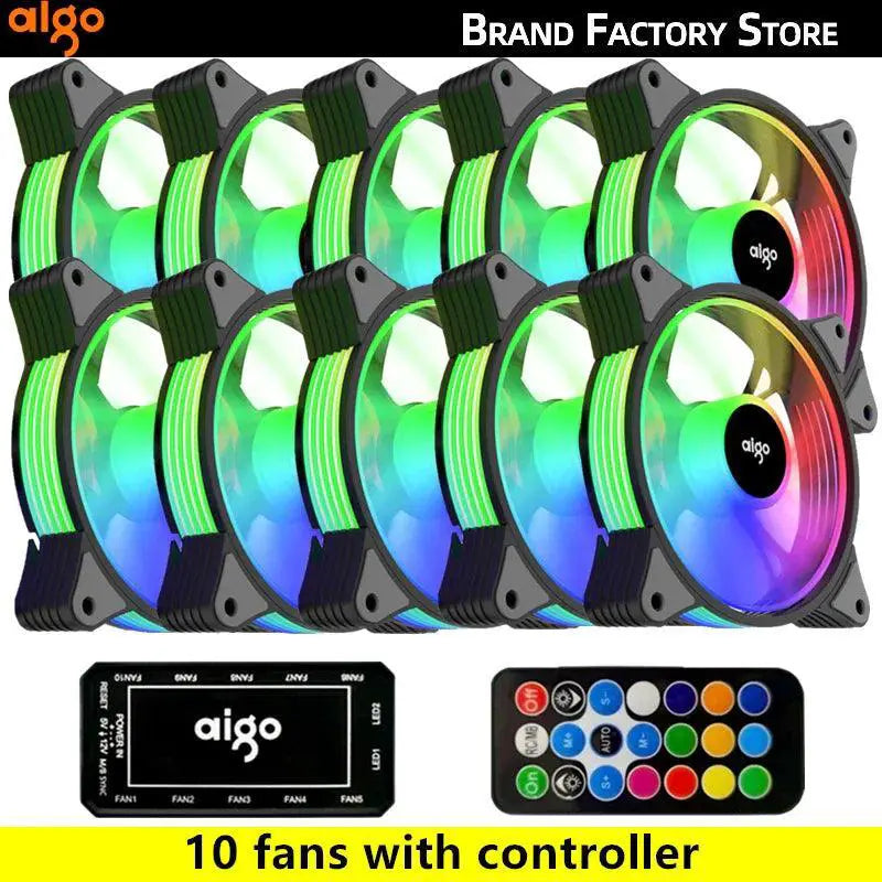 Aigo RGB PC Fan Vibrant Lighting Efficient Cooling — product view 14