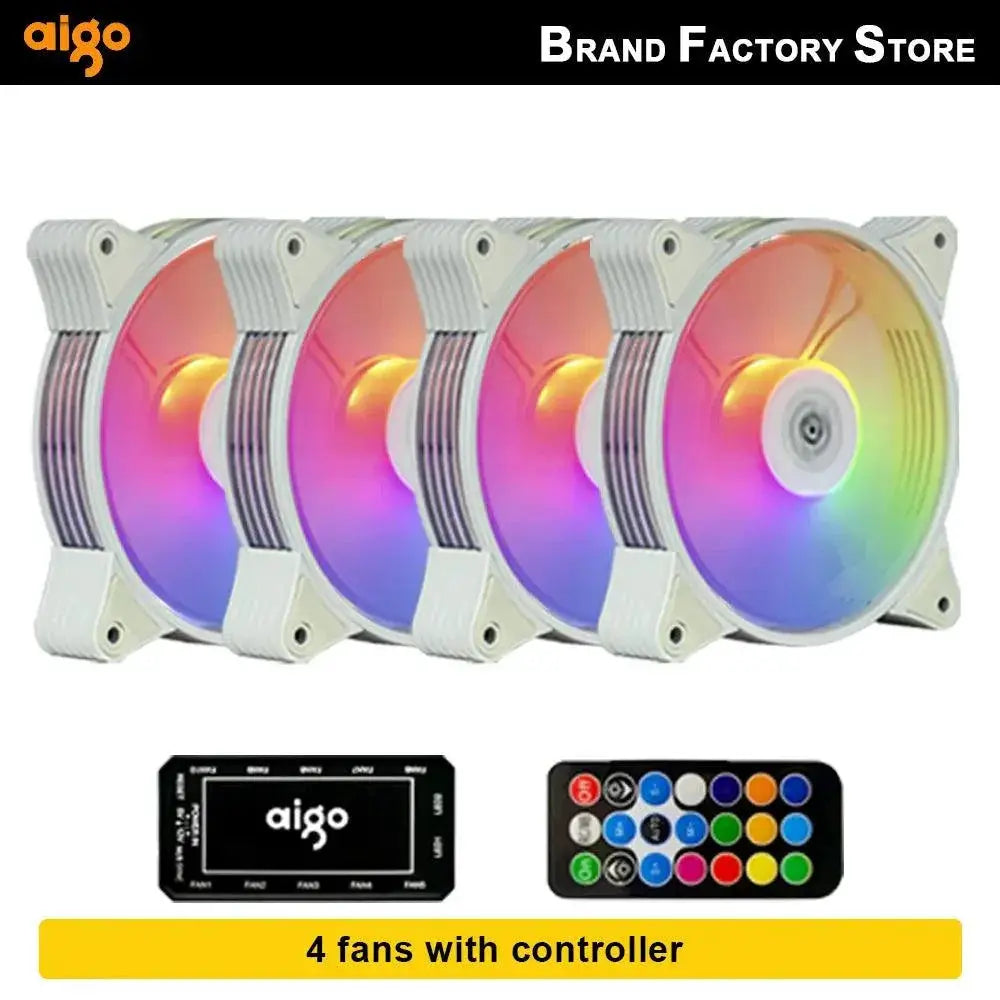 Aigo RGB PC Fan Vibrant Lighting Efficient Cooling — product view 17