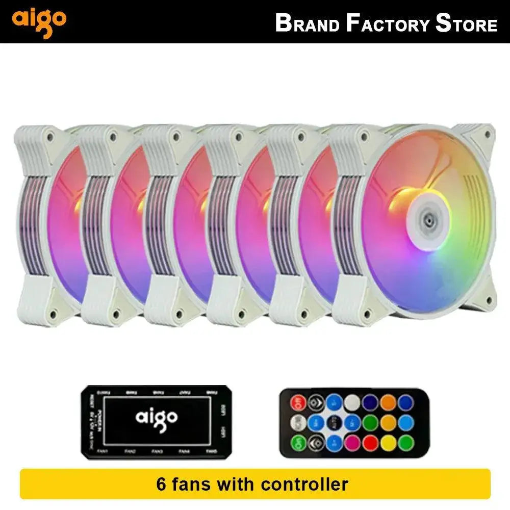 Aigo RGB PC Fan Vibrant Lighting Efficient Cooling — product view 19