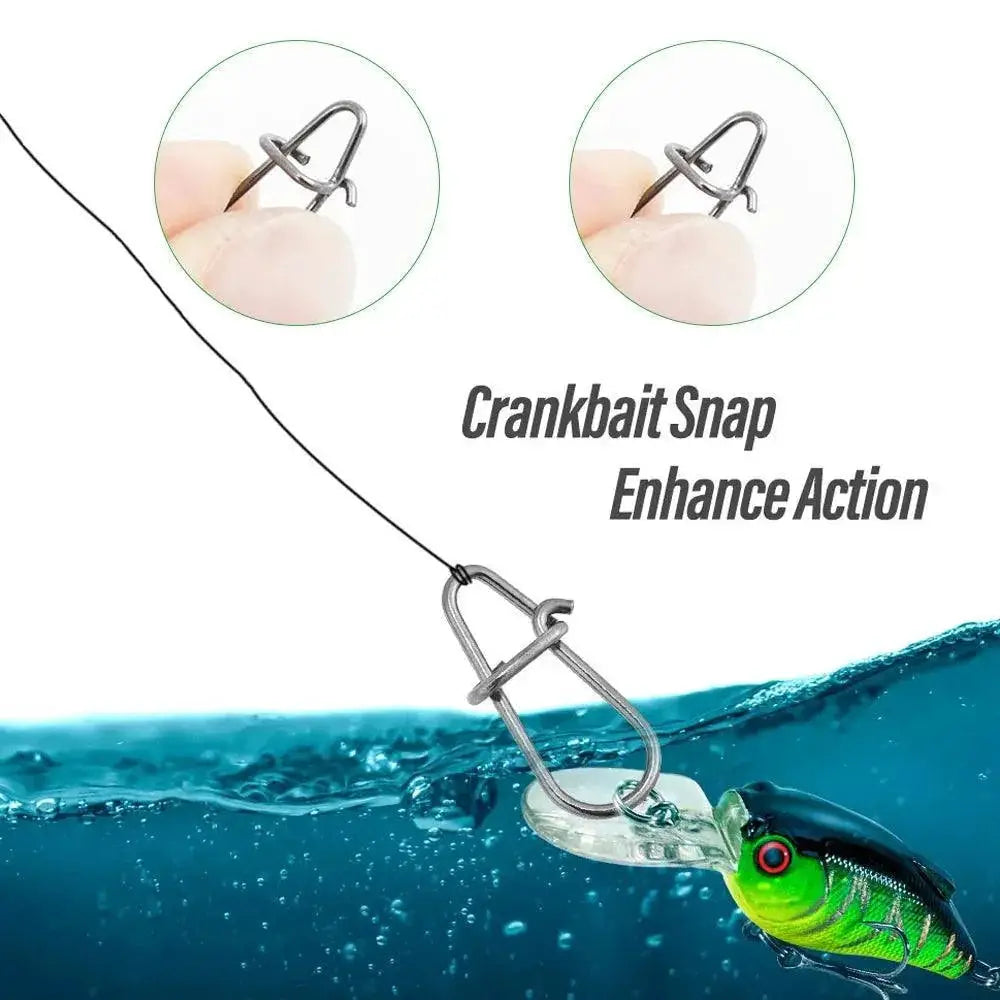 Premium Stainless Steel Fishing Swivel Pins Lure Set