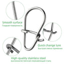 Premium Stainless Steel Fishing Swivel Pins Lure Set