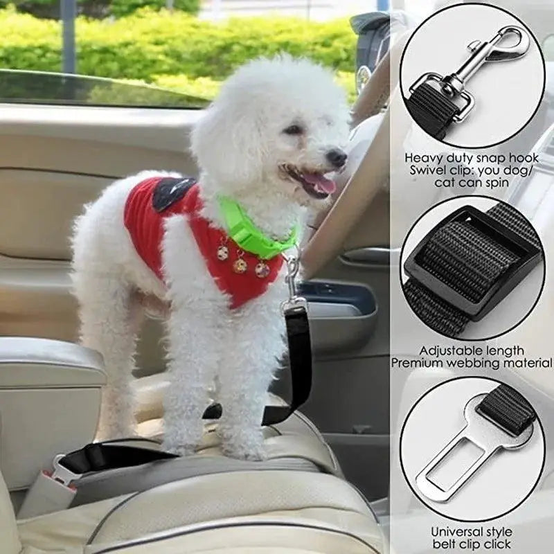 French Bulldog Car Safety Leash Secure Travel Companion