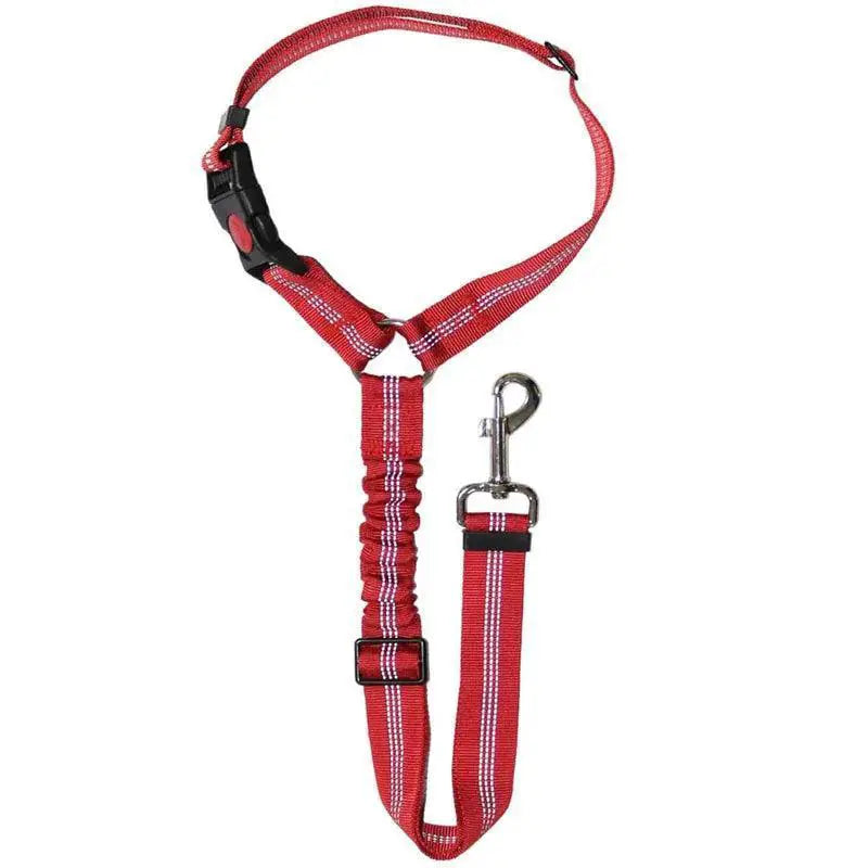 Nylon Dog Car Seat Belt Leash For Secure Small Dog Travel