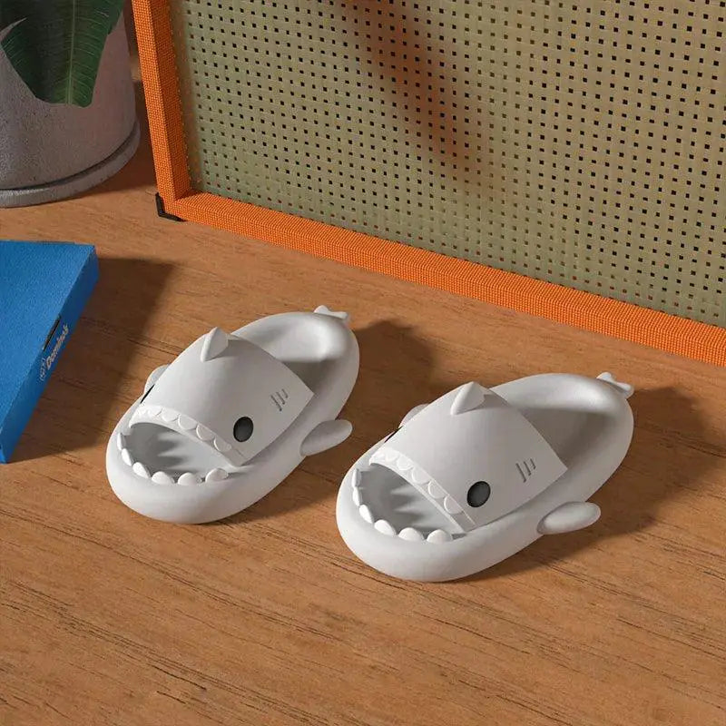 Summer Shark Slippers Safe Indoor Outdoor Shoes Unisex